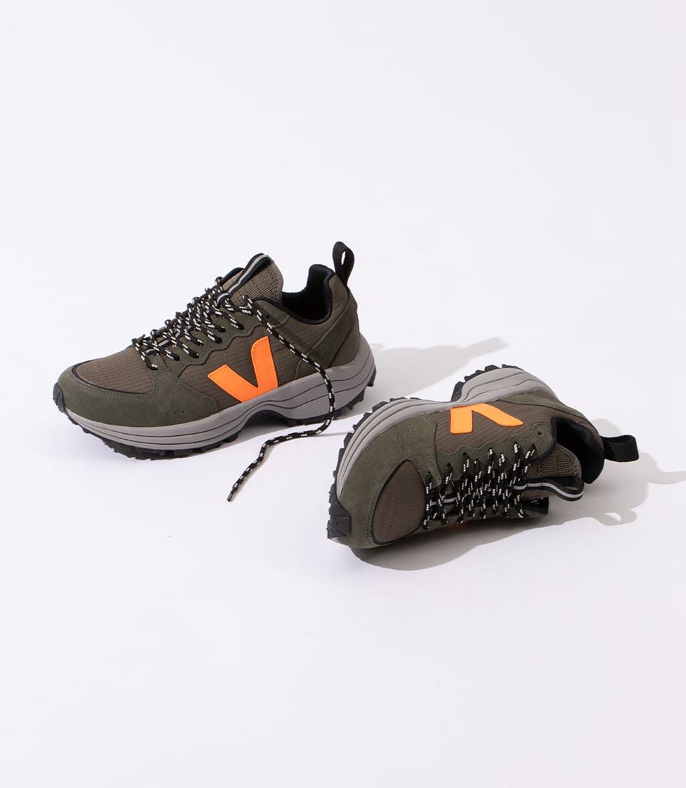 Tenis Veja Hombre - Venturi Ripstop - Verde Oliva/Naranjas - 571CBVRJY